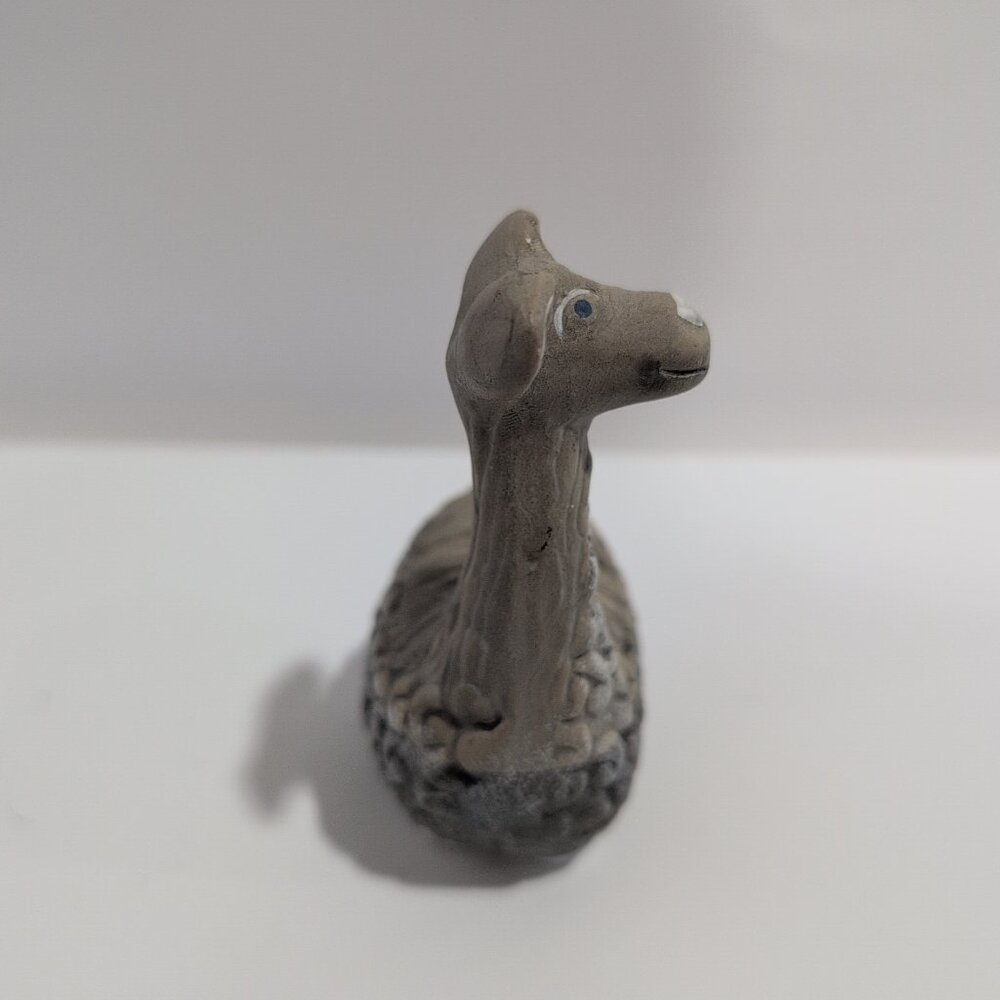 Vintage 1970s Enesco Llama Ceramic Figurine Tabletop Decor - Picture 2 of 5